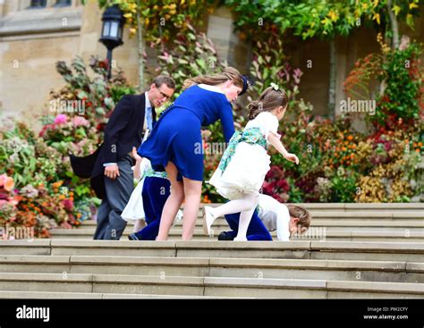 master louis de givenchy who is he|Princess Charlotte and Pageboy Louis de Givenchy Fall on Steps .